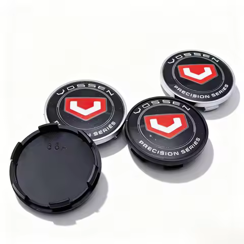 4pcs Vossen Logo Emblem Car Wheel Center Caps OD 65MM 59MM Rim Hubcaps Cover Vossen Wheels Badge Hub