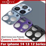 ฟิล์มกระจกกันรอยกล้องหลังMetal Rear Lens Protection for iPhone 14 Pro Max Back Camera Lens Metal Protection Case For iPhone 13 IPhone 12 Mini iPhone 12 Pro Max Case Cover