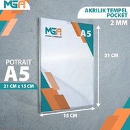Acrylic Pocket Frame Acrylic Thicknesser/ Acrylic Brochure A5
