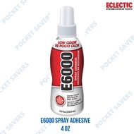 E6000 Spray Adhesive 4 oz (permanent, multi-purpose latex-based glue, water-resistant)