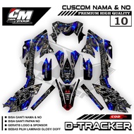 Decal Sticker Dtracker Full Body-Glossy Premium CM-010