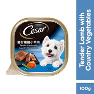 CESAR Dog Food Adult Tender Lamb &amp; Vege Dog Wet Food 100g