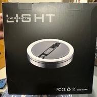手機直播支架帶補光燈（白色）