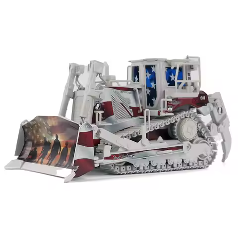 Brent Scarbrough & Co. -1:50 Cat D8T Dozer with Special Patriotic Decoration Die Cast Model Toys