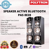 POLYTRON Speaker Aktif PAS 8E28 PAS 8E28 BLUETOOTH