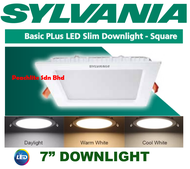 SYLVANIA - Basic PLus LED Slim Downlight – 7” inch Square 15W Warm White(3000K) Cool White(4000K) Daylight(6500K)