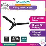 Khind Ceiling Fan 60" CF618 / CF618B / BLDC Motor With Remote CF683DC