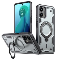 Case For Moto G 5G 2024 Edge 5G G Play 4G 5G G Stylus 5G G Power 5G 2024 Armor Ring support Magnet A