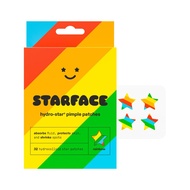 Starface Rainbow Stars, Hydrocolloid Pimple Patches, Absorb Fluid and Reduce Inflammation, Cute Star