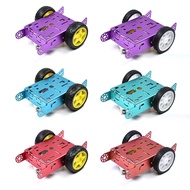 【Big-Sales】 2wd Aluminum 2wd Car Education Toys New Alloy Car Chassis Smart Robot Car Chassis Smart 