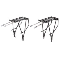 【MT】 Multifunctional Bike Rear Rack Aluminum Alloy 59lbs Capacity Easy Installation