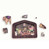 Wooden Jesus Puzzles Nativity Puzzle Puzzle Game Kids Desk Figurine