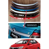 Perodua Bezza 2016-2020 Spoiler-ABS 0003A GEAR UP. *READY STOCK *