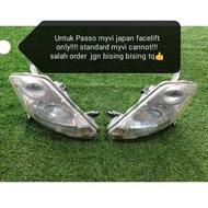TOYOTA Passo myvi HID HEAD LAMP headlamp KOITO (Japan Facelift Only) (standard original myvi cannot)