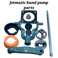 Jetmatic water hand pump parts/double rod,base,Y-lever,shaft,double rod,head,rubber cap,lower and upper plunger,v.weight