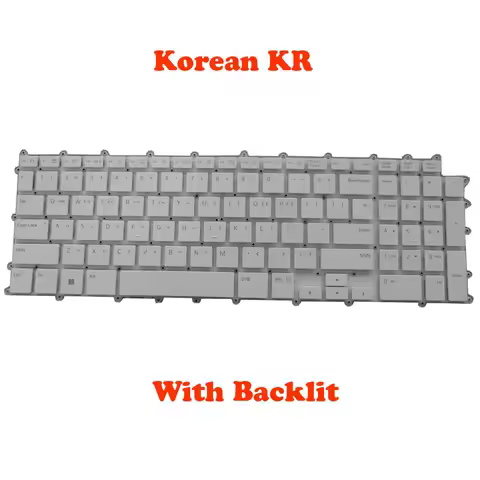 Laptop Backlit Keyboard For LG 17Z90Q 17ZD90Q 17Z90Q-G 17Z90Q-K 17Z90Q-R Korean KR White New