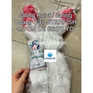 Glutinous Rice Net STARFISH Brand Shrimp Net/ 4.2 CM D2 50x70 YD