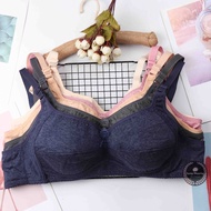 Sunny Cup B Cotton Womenswear Non wire No Padding No Foam bra Size: 36-42 8888