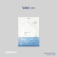 Ⓜ️พร้อมส่ง🅾️Welcare N95 FACE MASK หน้ากากอนามัย N95 แบบมีวาล์ว (แพ็ค 1 ชิ้น) พร้อมส่ง