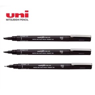 Uni Pin Pen Chisel Tip Calligraphy Pens Handwriting Jawi Tulisan Khat Art Craft | 1.0 | 2.0 | 3.0