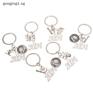 gongjing1 2024 Graduation Ceremony Keyring Graduation Cap Graduation Certificate Baccalaureate Gown Badge Keychain Commemoration Keychain sg