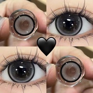 J4 Softlens Hitam Keabu-abuan 148 MM Mata Barbie Normal Minus / Softlens Wedding / Softlens Black Gr