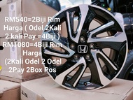 2ND USED SPORT RIM 17 INCH ORIGINAL HONDA RM1080 4BIJI RIM HARGA - HRV BRV CRV CIVIC MODEL CAN IN