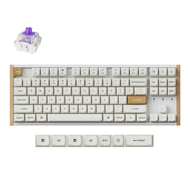 K8 HE wireless TKL 80% Magnetic Switch Keyboard RGB Gaming ไร้สาย PBT Keycap Special White One
