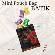 Mini Pouch Bag Batik souvenir wedding doorgift beg telur candy gula-gula jelly