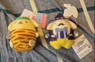 布甸狗布丁狗 Pompompurin Sanrio Characters 布甸狗Bandai Sanrio Characters日本三麗鷗正版景品公仔吊飾雷公布丁狗FuRyu 惡鬼狼牙棒雷公棒紳士小魔