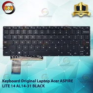 Original Laptop Keyboard for ASPIRE LITE 14 AL14-31 BLACK