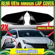 【●TI●】M Style Car Glossy Black Rearview Mirror Cover Trim Frame Side Mirror Caps for Hyundai Elantra 2021 2022