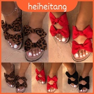 Fashionable Women Ladies Slip On Peep Toe Bow Sliders Flatform Platform Flat Sandals
