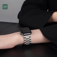 สายนาฬิกา สำหรับ applewatch series 7 6 SE 5 4 3 2，watch SE Stainless Steel watch Strap size 41มม 45มม44mm