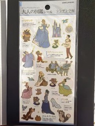 KAMIO JAPAN Cinderella Stickers 迪士尼灰姑娘貼紙