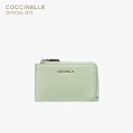 COCCINELLE กระเป๋าใส่การ์ด รุ่น METALLIC สี CELADON GREEN