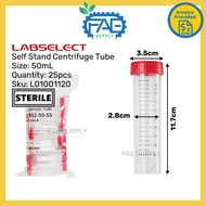 Self Standing Centrifuge Tube falcon tube with screw cap sterile 50mL