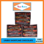 Unibis Shortcake Chocolate Biscuits 12 x 34 Gr