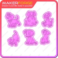 101 Dalmatians Cookie Cutter Fondant Cutter Clay Cutter Collection | Dog Dalmatians Animal