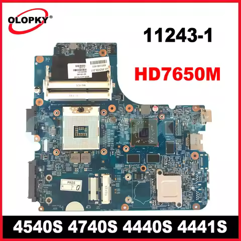 11243-1 For HP ProBook 4540S 4740S 4440S 4441S Laptop Motherboard with HD7650M GPU 683494-001 683494
