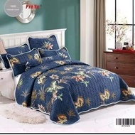 high quality cotton cadar patchwork super queen 3 in 1
