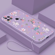 OPPO A55 4G A54 A16k A16 A15 A16s A15s Beauty Flowers Mobile Case Candy Floral Casing Soft Cover