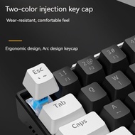 ♞,♘,♙ZIFRIEND ZA646 Mechanical Keyboard 64 Keys White Backlit Blue Red Switch Gaming Keyboard