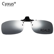 Cyxus Clip On 3D Eyeglasses for RealD Movie/TV/Cinema/Home Theater 3000B18