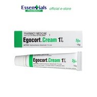 Egocort™ Cream 1% 15g [Bundle of 2 Tubes] - For Dermatitis, Eczema and Psoriasis