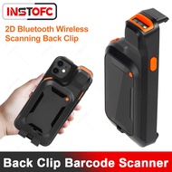 2D Bluetooth Wireless Scanning Back Clip Portable 1D 2D QR Scanner for Android iOS
