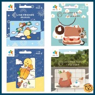 🐻台灣 悠遊卡 LINE FRIENDS minini 祈福系列 水豚店長與鴨鴨們 甜點系列 一卡通 icash2.0 台灣 捷運 八達通