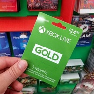 3 個月金會員卡 代碼 xbox 360/ONE live 3 month Gold membership