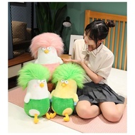 ✅Funny Ugly Cute Headshot Chicken Doll Plush Toy Chick Pillow Doll Ugly Doll Sleeping