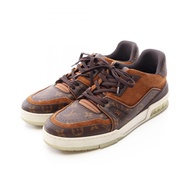 【二手】路易威登LOUIS VUITTON運動鞋 LV Trainer 系列 Monogram 麂皮 PVC 塗層帆布 LV Trainer 系列男士運動鞋
